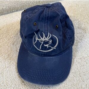 RMEF Hat Cap Blue Adjustable Hunting‎ Embroidered Deer Logo One Size